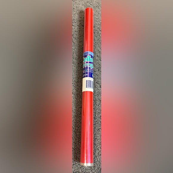 Denne Film Cello Wrap Red 20” x 5’ New - Picture 1 of 3